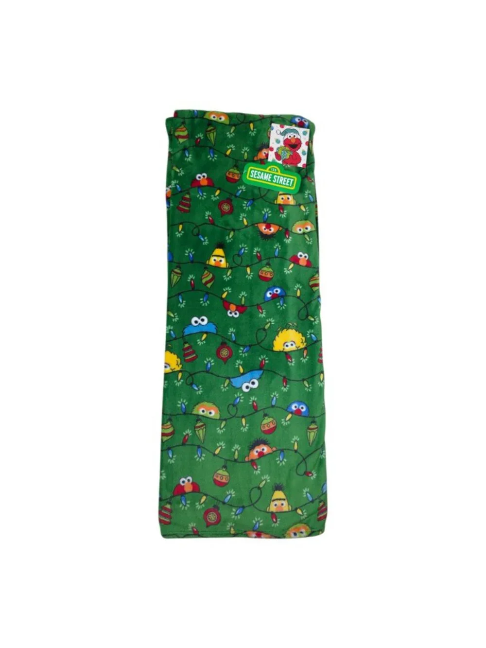 Sesame Street Christmas Decorative Plush Throw Blanket 50x70